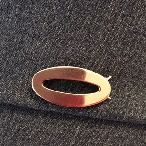 Vintage Sterling Silver Baby hair baret